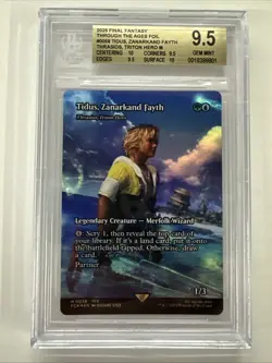 2025 Magic Final Fantasy Tidus, Zanarkand Fayth Foil BGS 9.5 .5 Sub to Pristine - Image 1