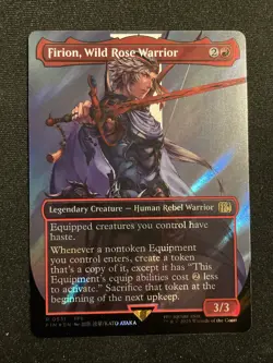 Firion, Wild Rose Warrior (Borderless) (Surge Foil) Final Fantasy Foil - Image 1