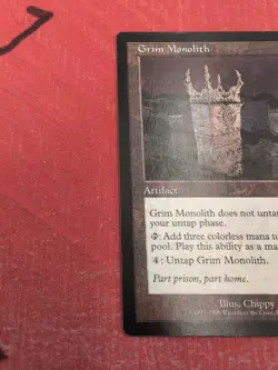 MTG Grim Monolith Urza's Legacy Magic the Gathering LP Condition - Image 5