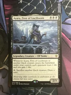 Ayara First of Locthwain MTG ELD Non Foil NM Near Mint Fast Shipping From Canada - Image 1