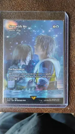 Stay with Me - Rhystic Study (Showcase) Final Fantasy: Through the Ages Regular - Image 1
