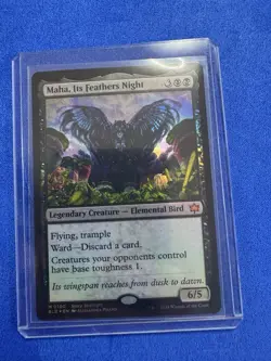 Maha, It’s Feathers Night (Pre-release, Foil) #100 - Mythic [Bloomburrow] NM - Image 1