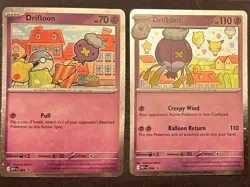 Pokemon TCG; Mega Evolutions Promo Set - Drifloon 005 and Drifblim 006 - Yukichi - Image 1