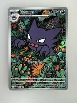 Haunter 027 Black Star Promo Illustration Rare - Pokemon Mega Battle Deck - Image 1