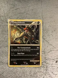 Pokemon TCG Houndoom HS-Undaunted 5/90 Holo Holo Rare - Image 1