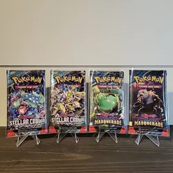 Pokemon Booster Packs 💎FACTORY SEALED💎 2 Twilight Masquerade/ 2 Stellar Crown - Image 1