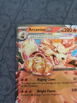 Pokemon: Arcanine ex #032/198 Sv01: Scarlet & Violet Base Set Holo - NM - G22 - Image 3
