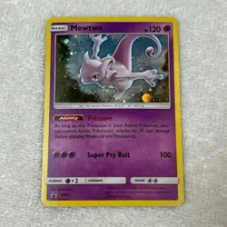 Pokemon TCG Mewtwo SM77 Black Star Promo Holo Card 2017 - Image 1