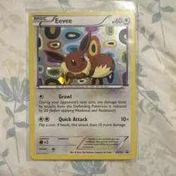 Pokemon TCG: Eevee BW94 Holo, Black And White Black Star Promo NM/LP - Image 1
