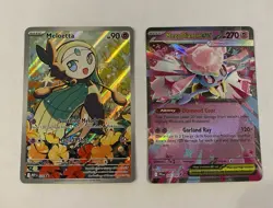 Pokemon TCG Meloetta Illustration Rare 026 Promo Mega Diancie EX 041/094 - Image 2