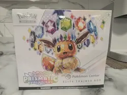 Prismatic Evolutions Pokemon Center Elite Trainer Box PC ETB Factory Sealed - Image 1