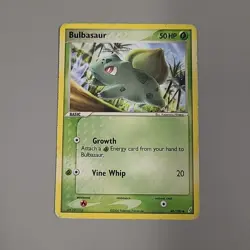 Pokemon TCG Bulbasaur EX Crystal Guardians 46/100 Regular Common HP - Image 1