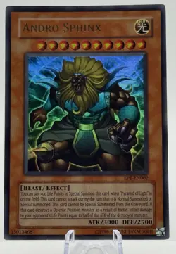 Yu-Gi-Oh! Sphinx Set EP1-EN001, EN002, EN003 Ultra Rare - Image 3