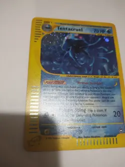 NM! Tentacruel Holo Rare H26/H32 Aquapolis WoTC Pokemon Card 2002 Nice Vintage - Image 4