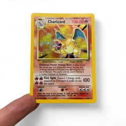 Charizard 1st Edition Shadowless 4/102 Base Set Holo Pokemon Card - Image 1