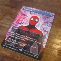 MTG Brainstorm (7019) *Non-Foil* Secret Lair: Spider-Man Bonus Card MT/NM - Image 2