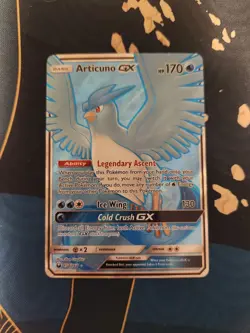 Articuno GX 154/168 Celestial Storm Full Art Holo Pokemon Trading Card Game - Image 1