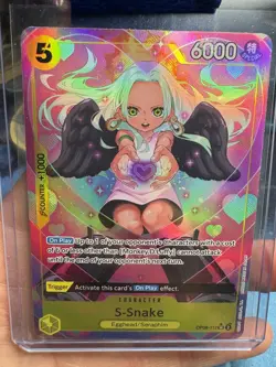 One Piece Card Game S-SNAKE OP08-112 SR Alt Art Two Legends English - Image 1
