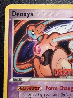 Deoxys 16/107 Destiny Deoxys Movie Promo Pokemon Card Stamped Rare HP - Image 3