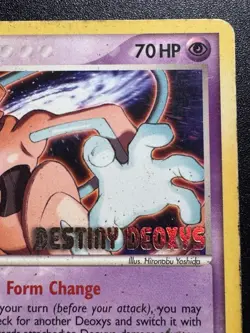 Deoxys 16/107 Destiny Deoxys Movie Promo Pokemon Card Stamped Rare HP - Image 4