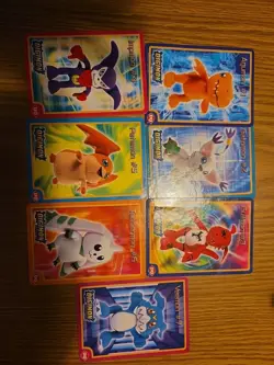Digimon Dairy Queen Promo Card Set 1-7 2002 - Image 1