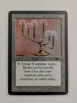 MTG Cards: Candelabra of Tawnos - Playtest Card - Image 1