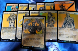 MTG lot - 57 Rare Showcase artwork cards and 3 "signed" art cards - No dupes - Image 3