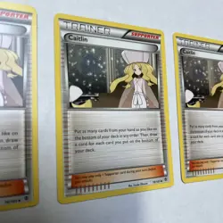 Caitlin 78/101 - Pokemon Plasma Blast Uncommon Trainer Card x3 - Image 3