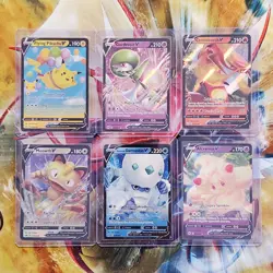 Flying Pikachu V + Centiskorch V + Alcremie V + 3 more - Pokemon Cards Lot #515 - Image 1