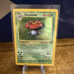 Pokemon TCG Vileplume Jungle Holo Card 15/64 Unlimited Rare MP - Image 1