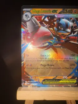 MEGA LUCARIO EX - 77/132 Mega Evolution NM - Double Rare - Pokemon TCG Card - Image 5
