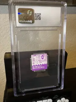 1998 Pokemon Game Boy GB Pocket Mini Card Mewtwo Prism CGC 8 None Higher #150 - Image 2
