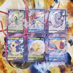 Celebi V + Keldeo V + Dubwool V + Morpeko V + 2 more - Pokemon Cards Lot #514 - Image 1