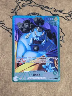 One Piece Card Game Jinbe Alternate Art OP11-021 Leader Rare NM English - Image 1