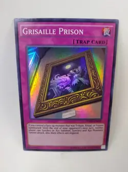 YU-GI-OH! Grisaille Prison. FUEN-EN059. Super Rare Trap Card. TCG CCG Yugioh - Image 1