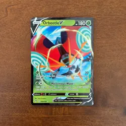 Orbeetle V NM 020/185 Vivid Voltage Ultra Rare Holo 2020 Pokemon Card - Image 1
