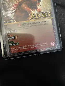 Battle Spirits Saga TCG - Beavurn - Winner “Stamped” Bandai Promo CCG Card - Image 2