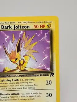 Pokemon TCG Dark Jolteon 20/82 Rare Team Rocket Card Near Mint Condition - Image 2