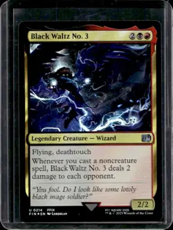 2025 Magic The Gathering Black Waltz No. 3 #0214 - Image 1