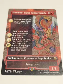 Summon: Esper Valigarmanda (Borderless) Commander: Final Fantasy Regular - Image 1