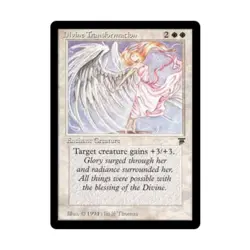 WOTC MtG Legends Divine Transformation (R) VG - Image 1