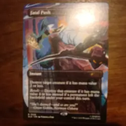 Fatal Push - (7020) Borderless Secret Lair Drop Regular - Spider Man - Mtg - Image 2