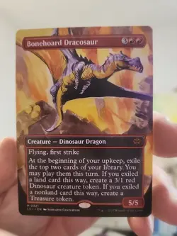 Bonehoard Dracosaur (Borderless) The Lost Caverns of Ixalan Foil - Image 1