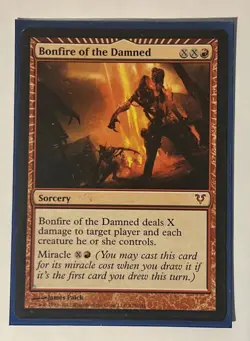 MTG Magic the Gathering Bonfire of the Damned (129/252) Avacyn Restored LP - Image 1