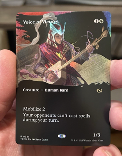 Voice of Victory Foil Borderless MTG Tarkir Dragonstorm NM - Image 1