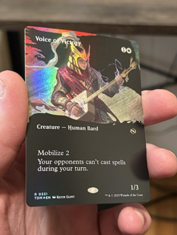 Voice of Victory Foil Borderless MTG Tarkir Dragonstorm NM - Image 2
