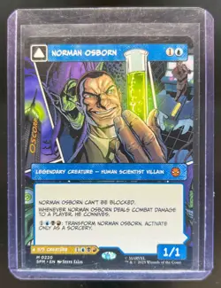 2025 Magic The Gathering Spider Man Marvel Norman Osborn Green Goblin #0220 - Image 1