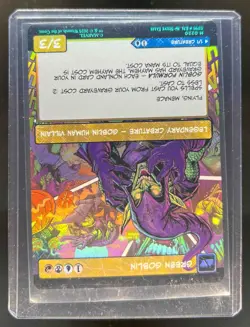 2025 Magic The Gathering Spider Man Marvel Norman Osborn Green Goblin Foil #0220 - Image 2
