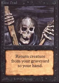 1 x Raise Dead - Unlimited - Moderate Play - MTG - Image 1