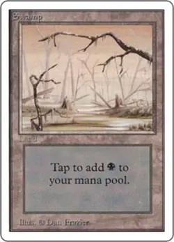 1 x Swamp (High Branch) - Unlimited - NM-Mint - MTG - Image 1